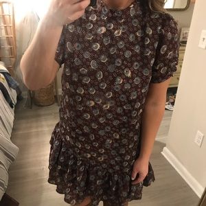 Free People Ruffled Mini Dress